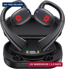 Open Ear Bluetooth Headphones Stereo Sound Clear Call Air-Conduction Wireless Ch