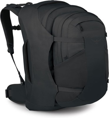 Osprey Farpoint Herren Reiserucksack, 55L, schwarz