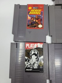 Cabal, Commando, Spy Hunter, Platoon, Silent Service, Bad Dudes Nes Lot 