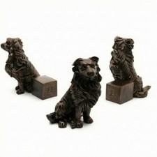 3 Pieces Planter Support with Animal Figure Bronze-Toned for Patio, Gardeners