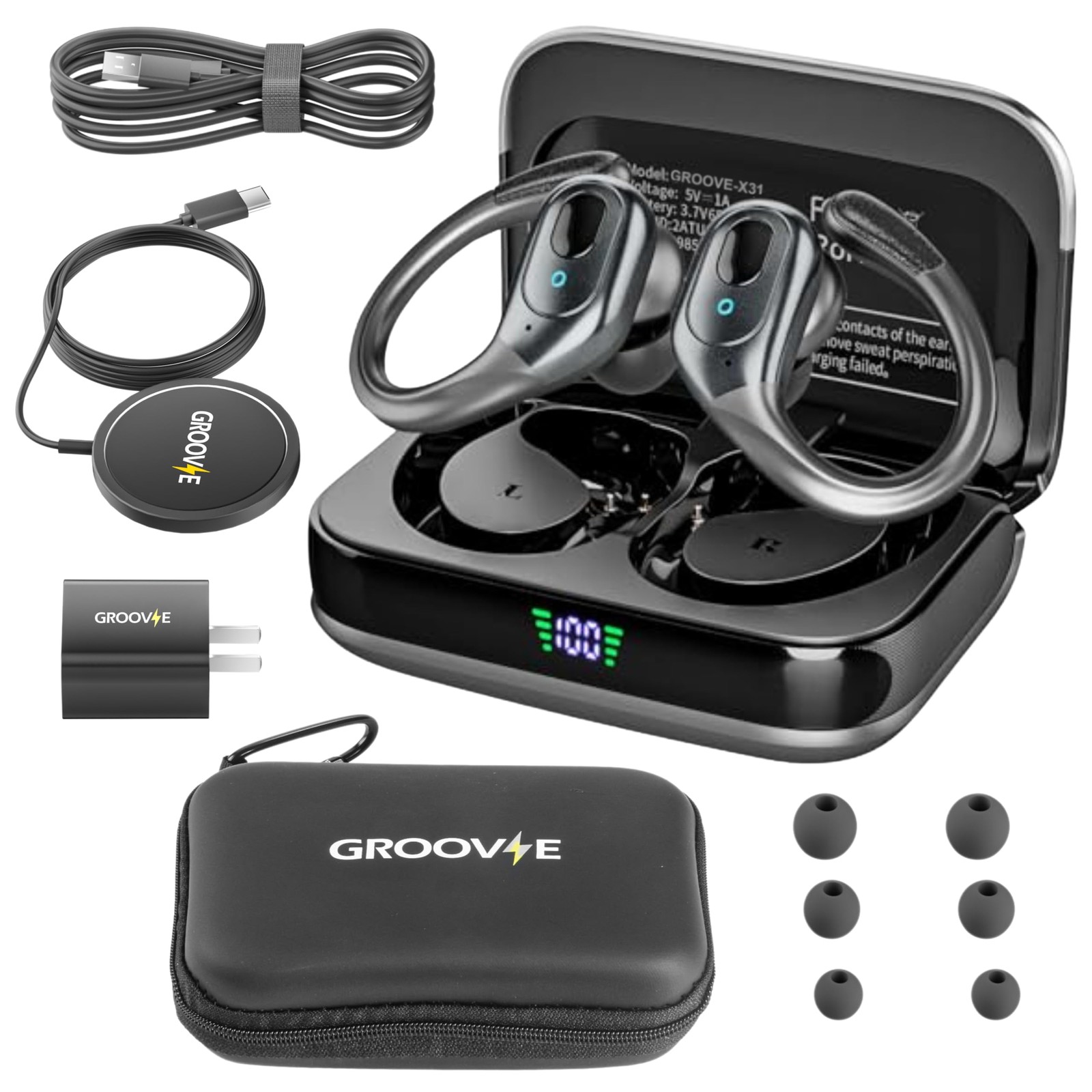 Bluetooth 5.3 Ipx7 Waterproof Noise Cancelling