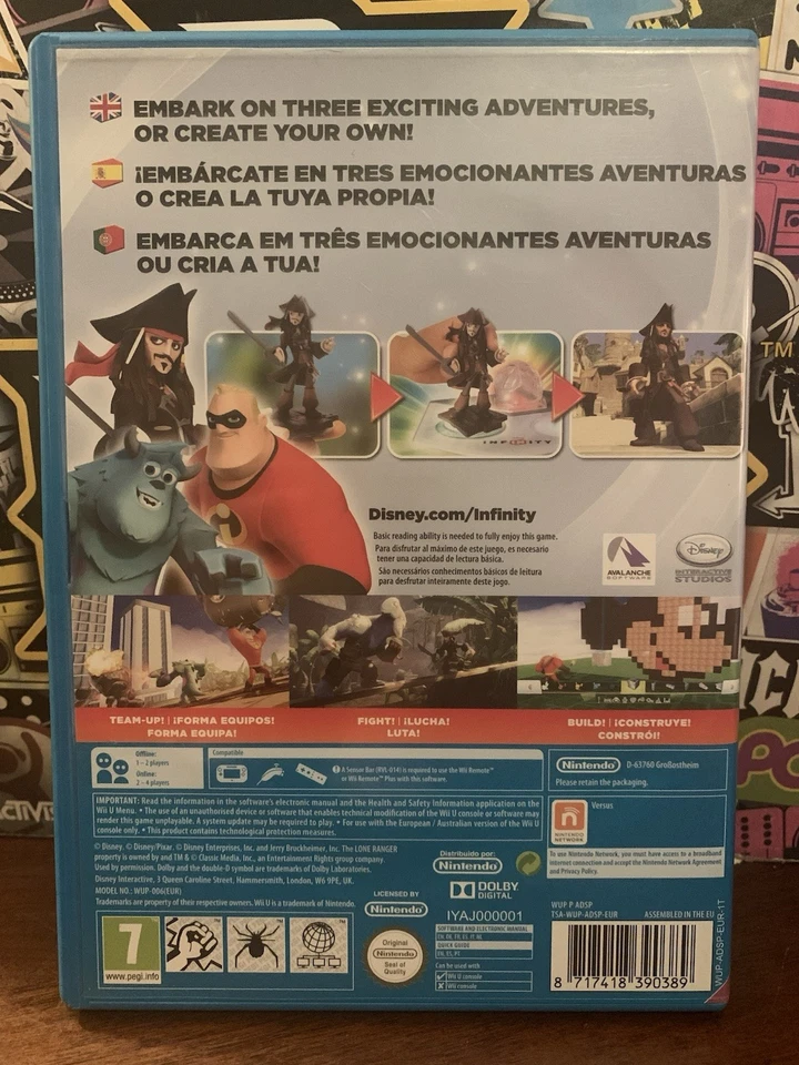 Disney Infinity (Nintendo Wii U, 2013) PAL UK - Image 2 of 3