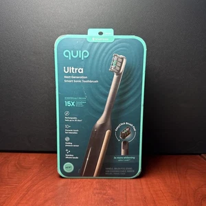 Quip Ultra Next Generation Smart Sonic Electric Toothbrush - Onyx (1872) New