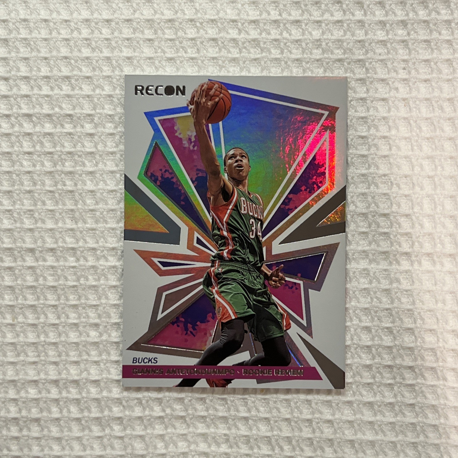Giannis Antetokounmpo Recon 2020-21 #20 Rookie Review Milwaukee Bucks
