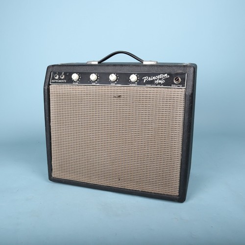 1964 Vintage Fender Princeton 6G2 Tuxedo Tube Combo Amp