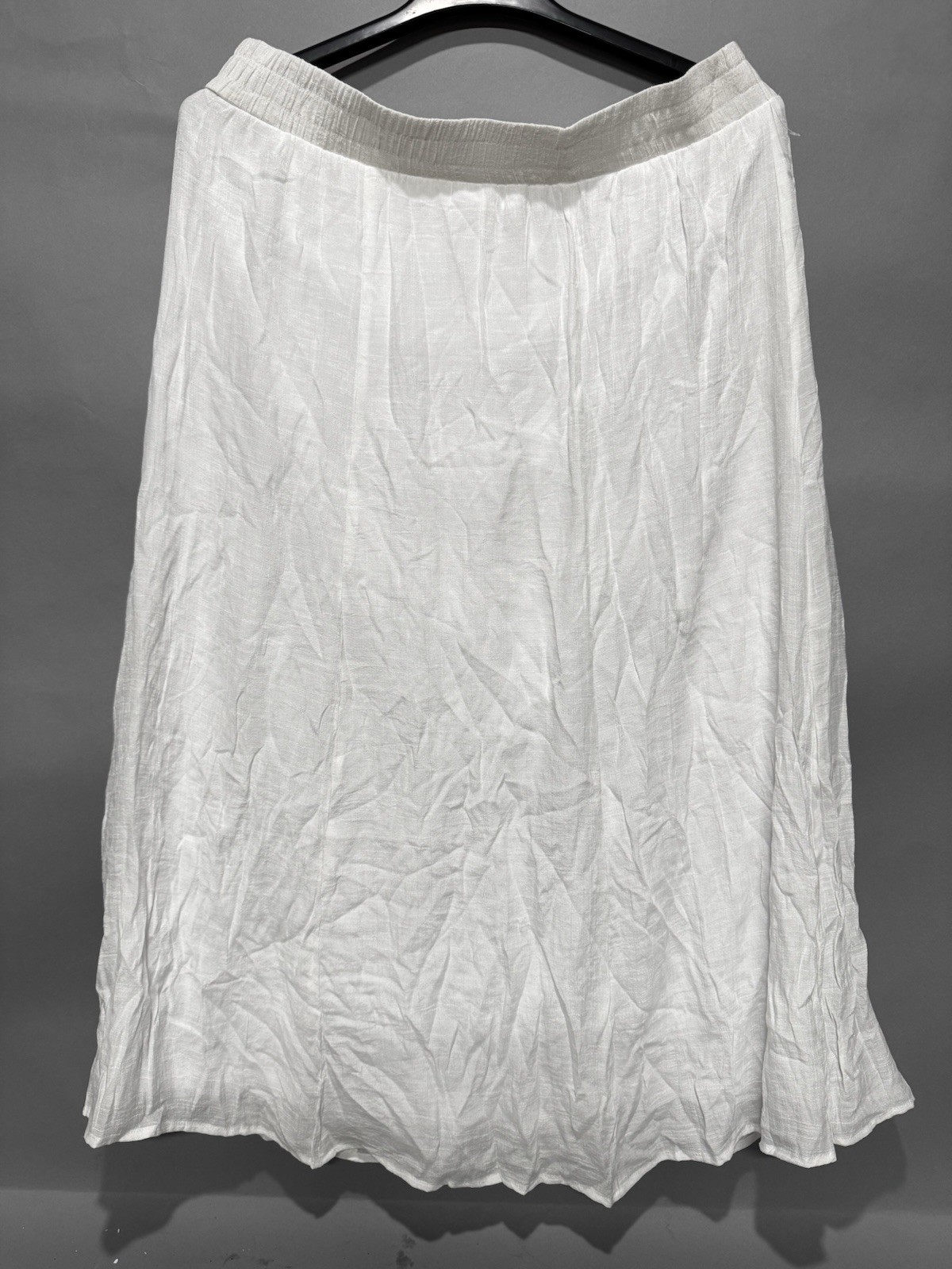 CROFT & BARROW EUC Women's Size XL White Midi Maxi Skirt