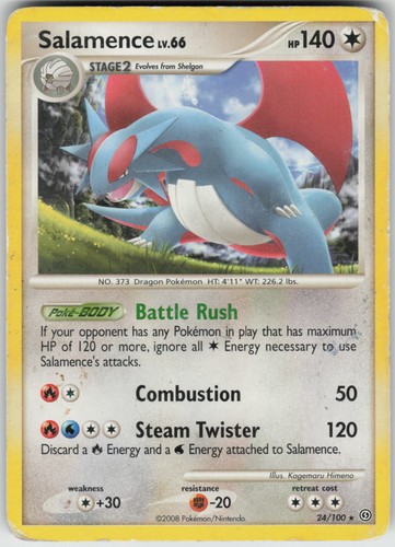 Salamence Stormfront [SF - 24/100] Pokemon HP