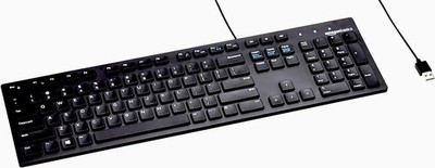 Amazon Basics Wired Keyboard, Full-Sized, QWERTY Layout, Fast FREE SHIPPING!