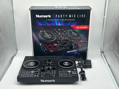 Numark Party Mix Live DJ Controller with Speakers, Lights, 2 Decks, Mixer