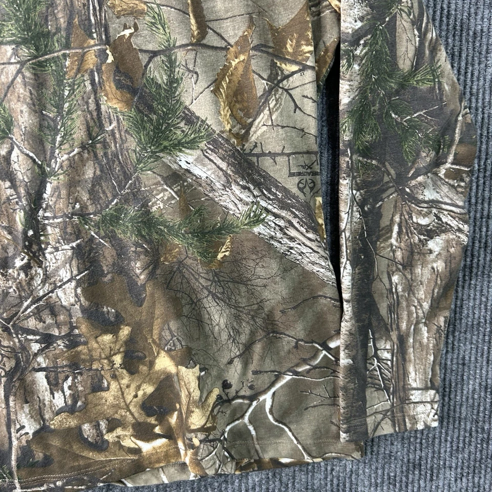 Охотничья рубашка женская средний V-образный вырез камуфляж Realtree - Изображение 4 из 4