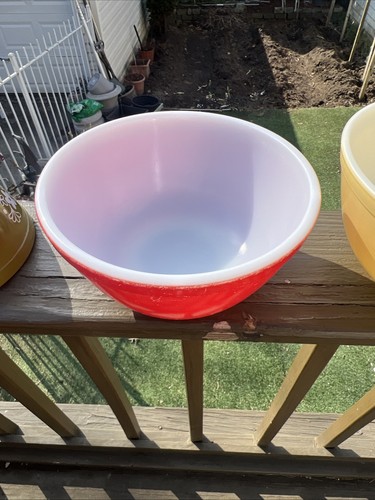 PYREX Primary Colors SET of 4 Nesting/Mixing Bowls 401, 402, 403, 404 - Picture 12 of 18