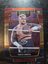 2022 Panini Select WWE #58 Solo Sikoa Red and Blue Prizm RC