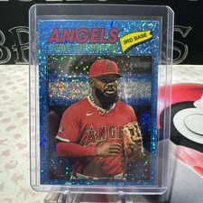 2026 Topps Heritage Light Blue Sparkle Chrome #149 Luis Rengifo