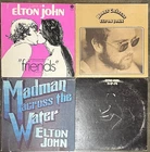 ELTON JOHN LP LOT - MADMAN ACROSS THE WATER/HONKY CHATEAU/11-17-70 uni vinyl VG