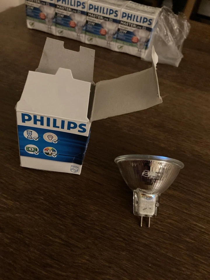 Philips MASTERLine ES MR16 35W GU5.3 12V Halogen Spot Bulbs Pack of 5 New - Image 2 of 4