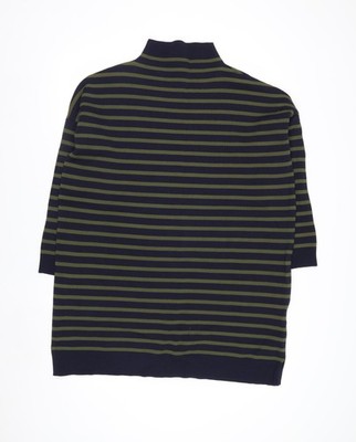 Whistles Herren Pullover Pulli grün marine gestreift hochgeschlossen Größe L