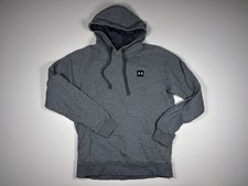 Under Armour Hoodie Men Small Gray Pullover Athletic Gym Training Casual