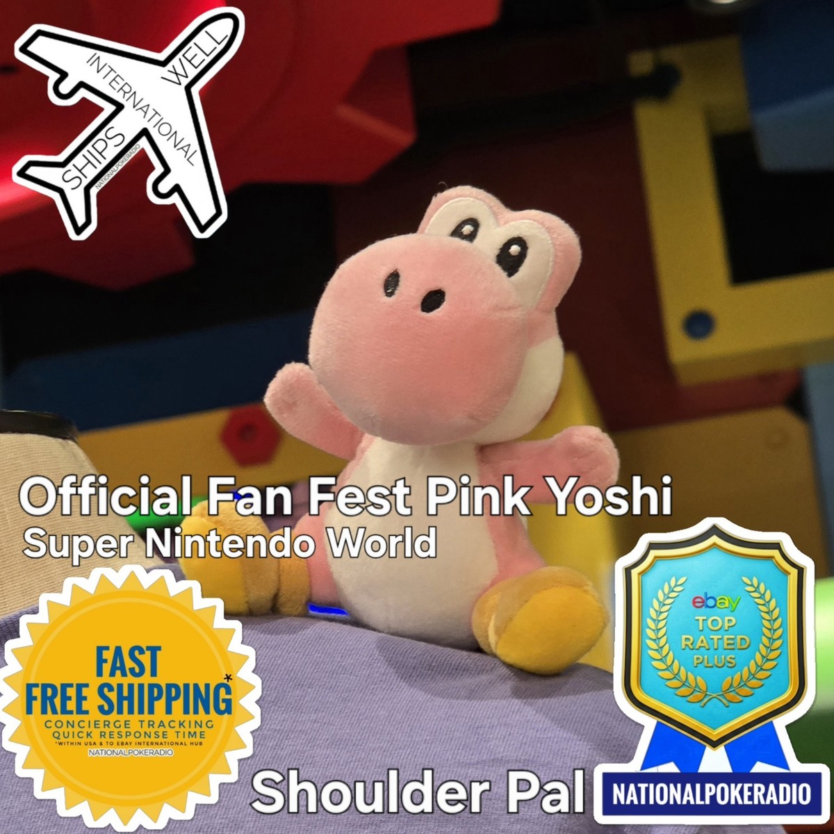 ショルダーパッド Yoshi Yoshi Shoulder Pal Universal Studios Fan Fest Nights exclusive