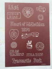 Heart of Midlothian Hearts A4 Artwork Prints