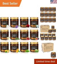 Scented Candle Set 12 Pack, Candle for Home Scented, Odor Eliminating, Stress...