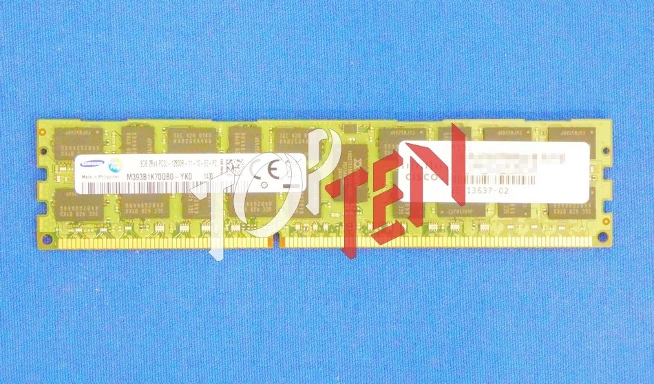 Cisco 15-13637-02 8GB DDR3-1600-MHz RDIMM / PC3-12800 DIMM