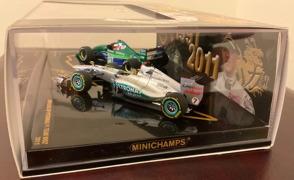 Minichamps 1:43 JORDAN 191 MERCEDES W02 Michael Schumacher 20th BELGIUM GP RARE - Image 4 of 4