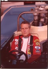 Paul Newman 1970's Classic Racing Car Photo Rare Original 5x7 Transparency