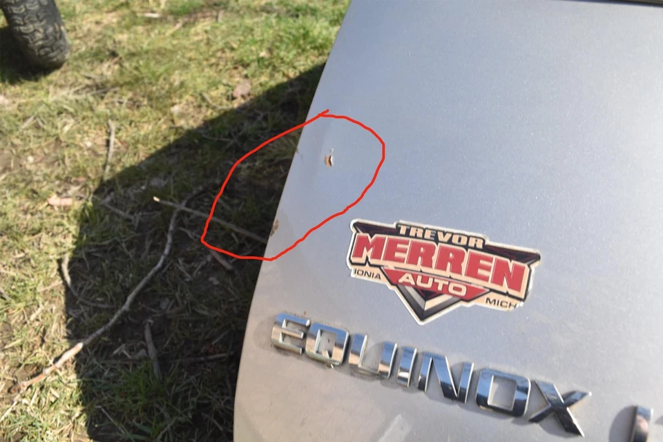 2007 2008 2009 Chevrolet Chevy Equinox escotilha traseira prata 07 08 09 - Imagem 2 de 4