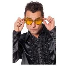 Round Glasses - 70's - Costume Accessories - Gold  Pink  Silver