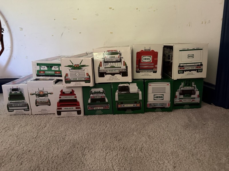 Hess Trucks Collection Years 2005, 2008-2011, And 2013-2019