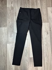 RLX Ralph Lauren Women's Black Athleisure Golf Pants Stretch Comfort Size 6