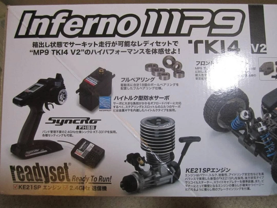 KYOSHO 1/8 RC Inferno MP9 TKI4 V2 USED FROM JAPAN - Image 3 of 4