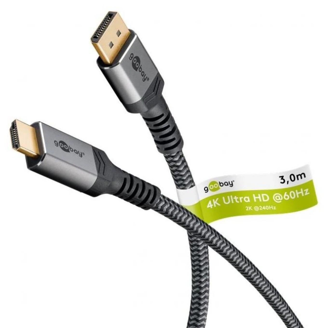 DisplayPort Cable to HDMI, 4K 60Hz 65270/3m