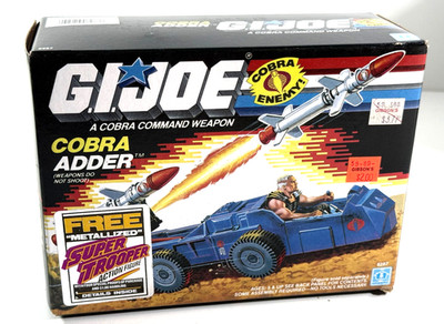 vtg Hasbro 1987 Cobra Adder Vehicle SEALED  GI Joe ARAH 6287