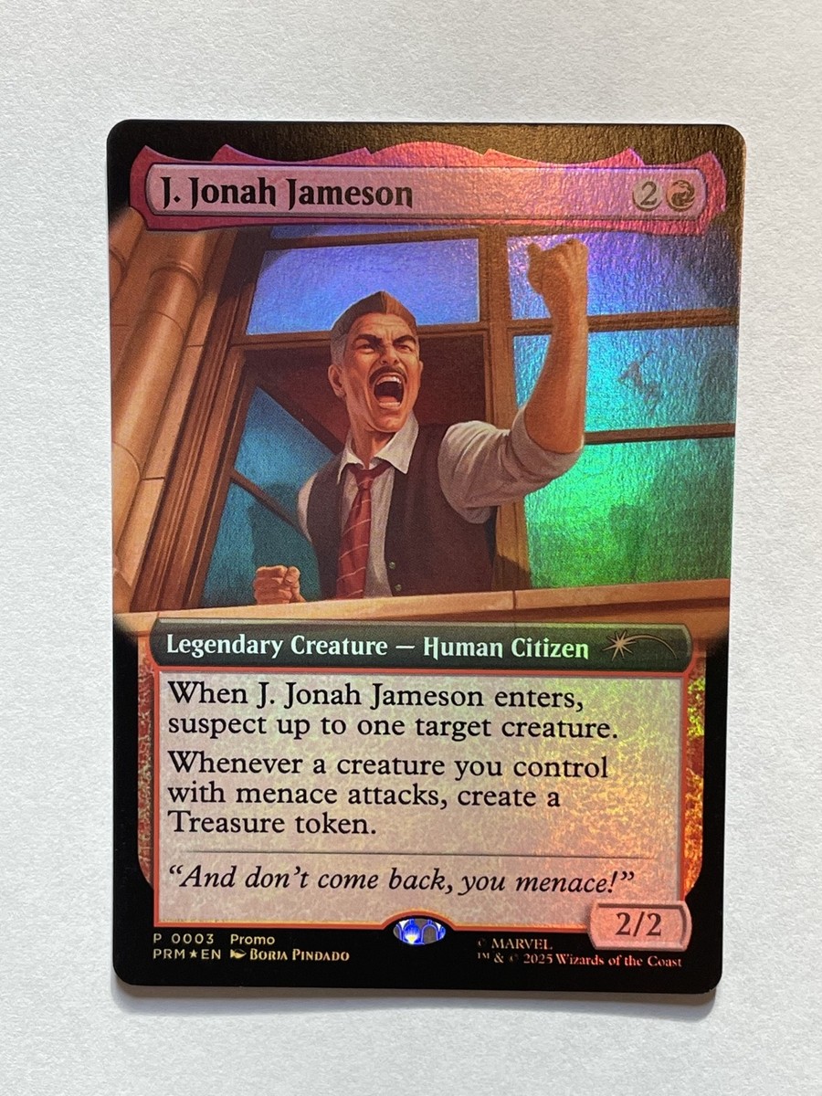 MTG - J. Jonah Jameson - (Extended Art) - Magic Con 2025 PROMO #3