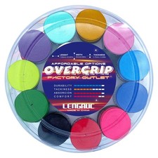 LENGAUC Tacky Overgrips,30 30 Pack 0.029 inch Assorted Colours