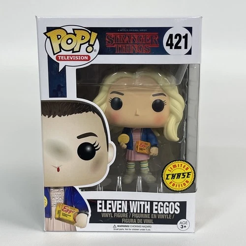 Funko Pop Vinyl Stranger Things #421 Eleven with Eggos Chase - Box Damage