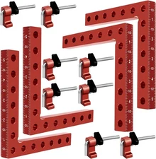 90 Degree Clamp, Cabinet Clamp, 5.5" x 5.5"(14 x 14cm) Aluminum Alloy Right 