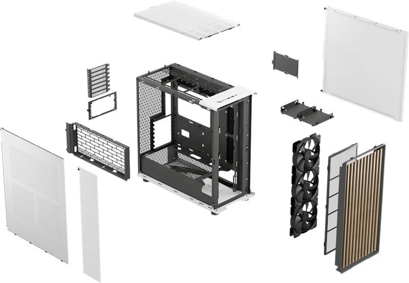 Fractal Gehäuse North XL Chalk White (B-Ware) - Bild 3 von 3