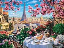 - Brunch in Paris - 300 Oversized Piece Jigsaw Puzzle