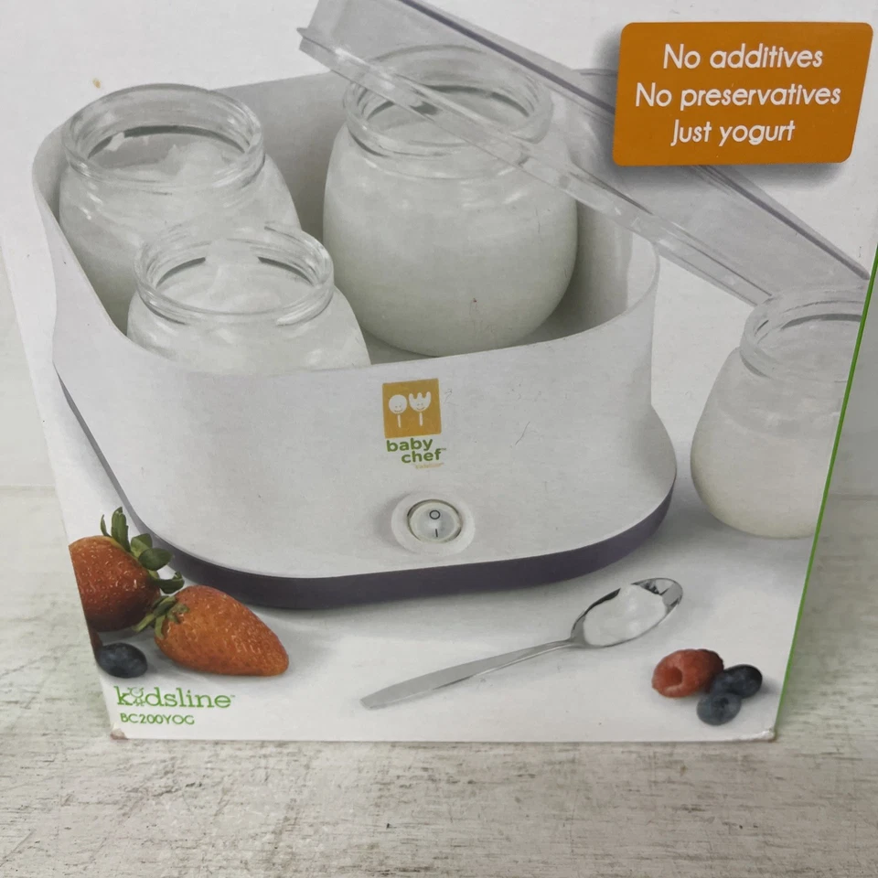 Kidsline Baby Chef Yogur Artesanal Comida Natural Bebé Libre de BPA Foto 3 de 4