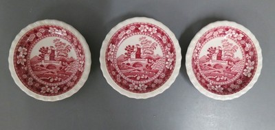 Mini Tellerchen 8 cm Spode Copeland Pink Tower  