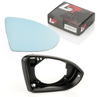 Spiegelglas Seitenspiegel Blendring Rechts Konvex BlaugetöNt FüR VW Golf VII 7