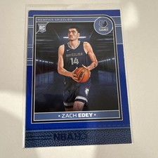 2024-25 Panini Nba Hoops - Rookies Zach Edey #239 Blue (RC)