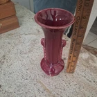Shawnee Pottery Vase - USA -  Burgandy