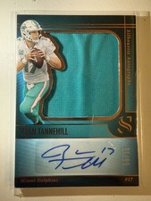 Panini 2025 Silhouette Ryan Tannehill Autograph Patch /99 Miami Dolphins Card