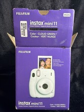 Fujifilm Instax Mini 11 Fuji Instant Film Camera Cloud Green Open Box