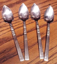 4pc Stainless Steel Grape Fruit Citrus Spoon JAPAN National Stainless Steel 1019