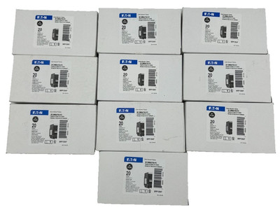 10 PCS Eaton BRP120AF 20A 120/240V Arc Fault Circuit Breaker NEW