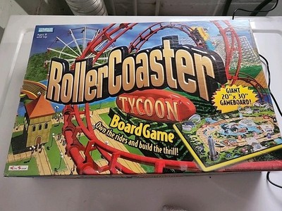 Rollercoaster Tycoon Board Game 2002 100% Complete PARKER BROTHERS